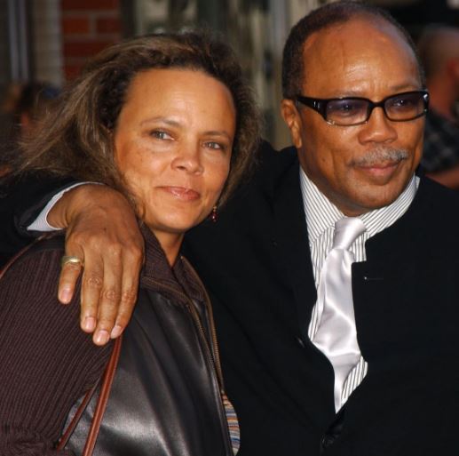 Jolie Jones Levine with her father Quincy Jones